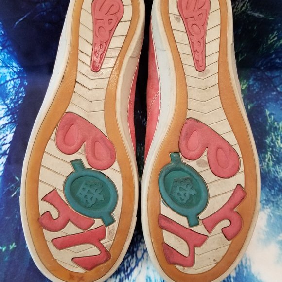 Born Salmon Suede Leather Lace-up Oxfords Flats Women's Size 9.5 / 41 - Picture 2 of 9